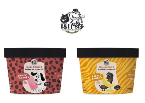 I&I Pets I&I Pets - Moos & Rosy'S - Protein Ice Cream Mix - Strawberry