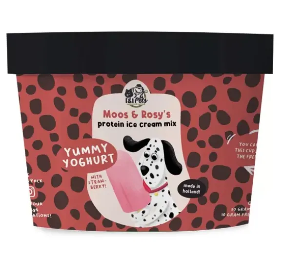 I&I Pets I&I Pets - Moos & Rosy'S - Protein Ice Cream Mix - Strawberry
