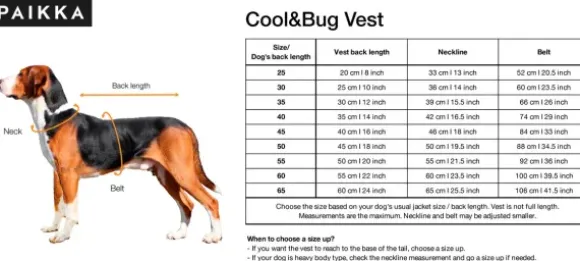 Paikka Paikka Cool & Bug Vest For Dogs