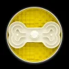 Puzzle Feeder Lick Bowl Geel
