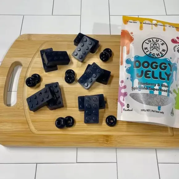 Rover Pet Products Lulu'S Kitchen Lulu'S Kitchen Superfood Jelly Blueberry & Blue Spirulina