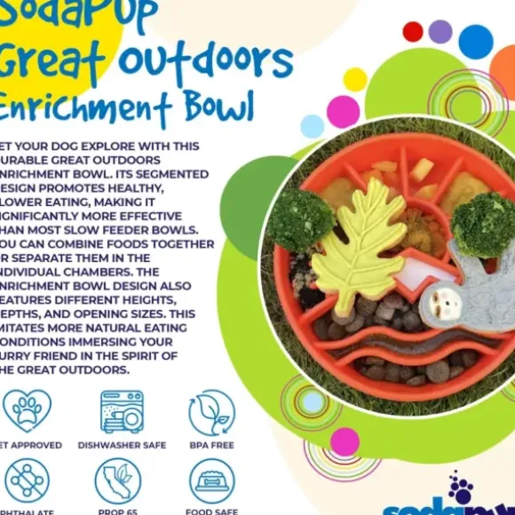 Sodapup Sodapup Great Outdoors Ebowl Slow Feeder