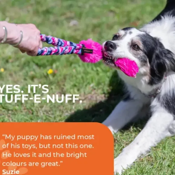 Tug-E-Nuff Dog Gear Limited Tug-E-Nuffpocket Powerball Bungee Tug
